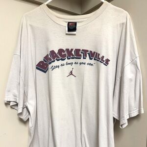 vintage 1999-2000 SJU Jordan Brand Nike XXL tee Bracketville St John’s Red Storm